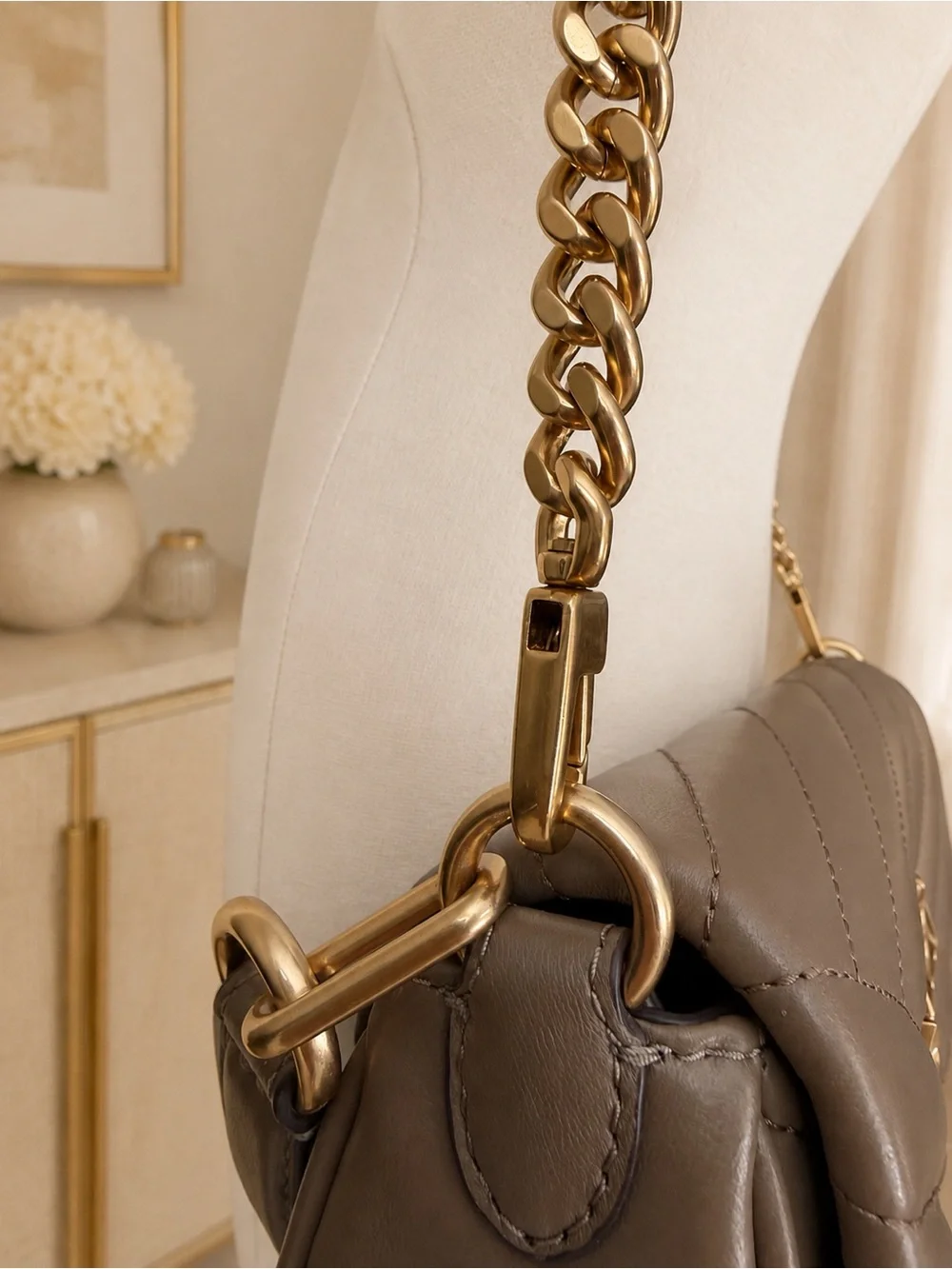 Tory Burch Kira Quilted Leather Shoulder/Crossbody Bag
